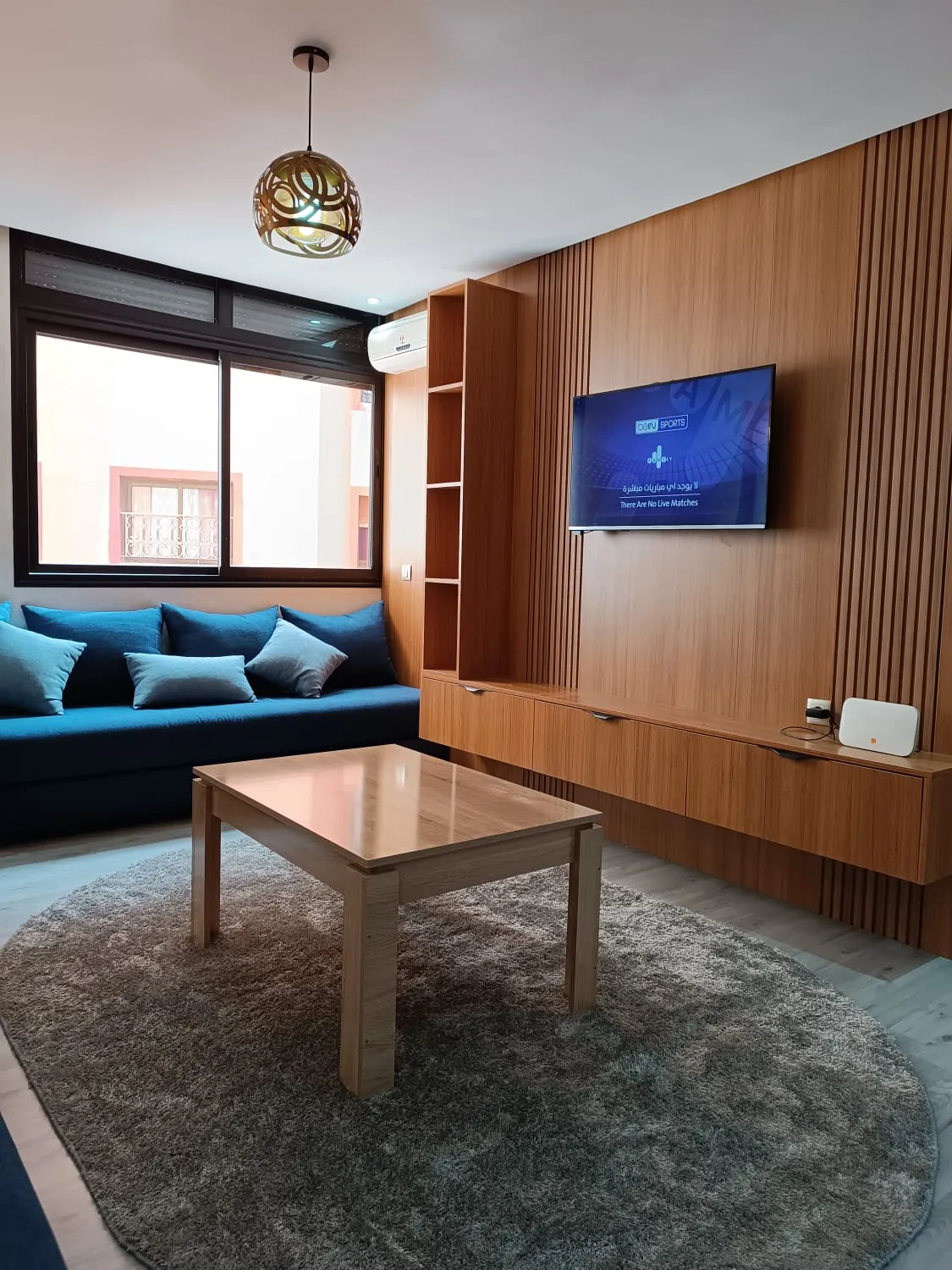 Appartement au design moderne à louer à Tanger dans une résidence sécurisée. 