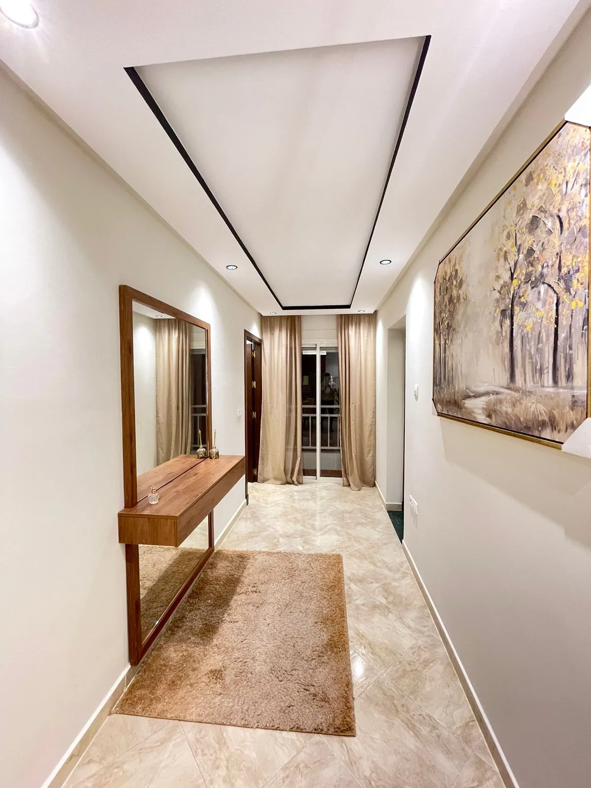 Appartement de luxe à louer près de la corniche de Tanger, dans une résidence sécurisée.  