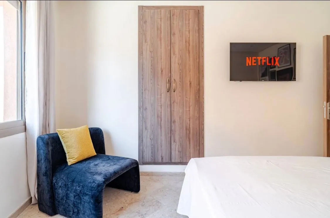 Appartement moderne d'une chambre à louer à la journée à Marrakech