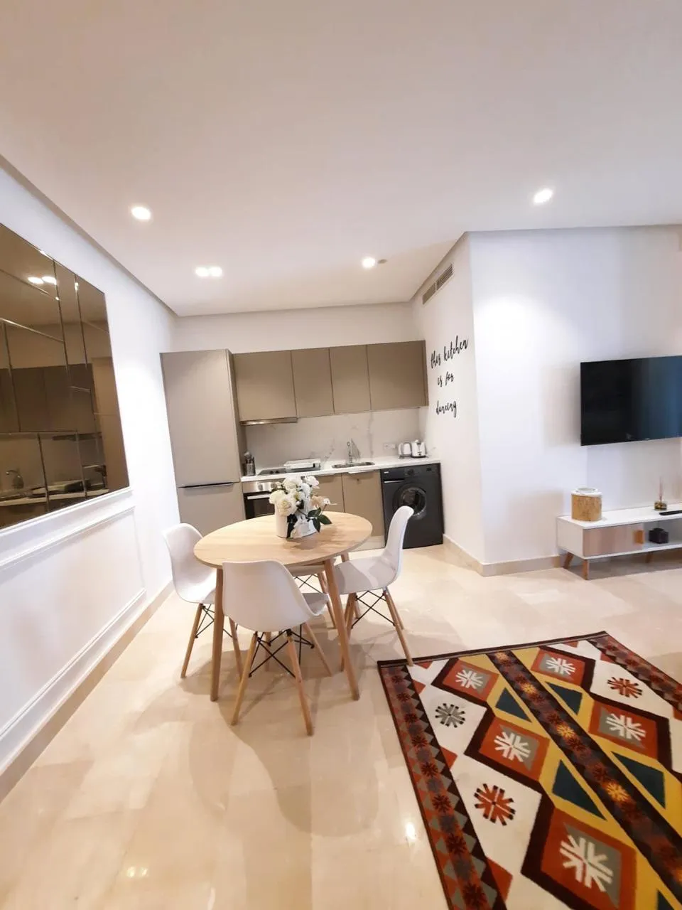 Studio de luxe à louer à Casablanca, dans le quartier chic de Maarif.