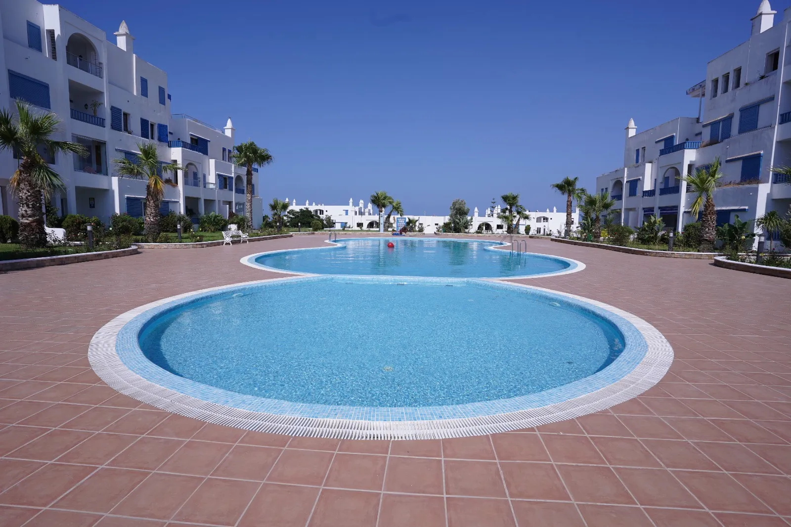 Appartement parfait à louer à kabila vista 2 chambre salon piscine 2 balcon 90 mètres carré