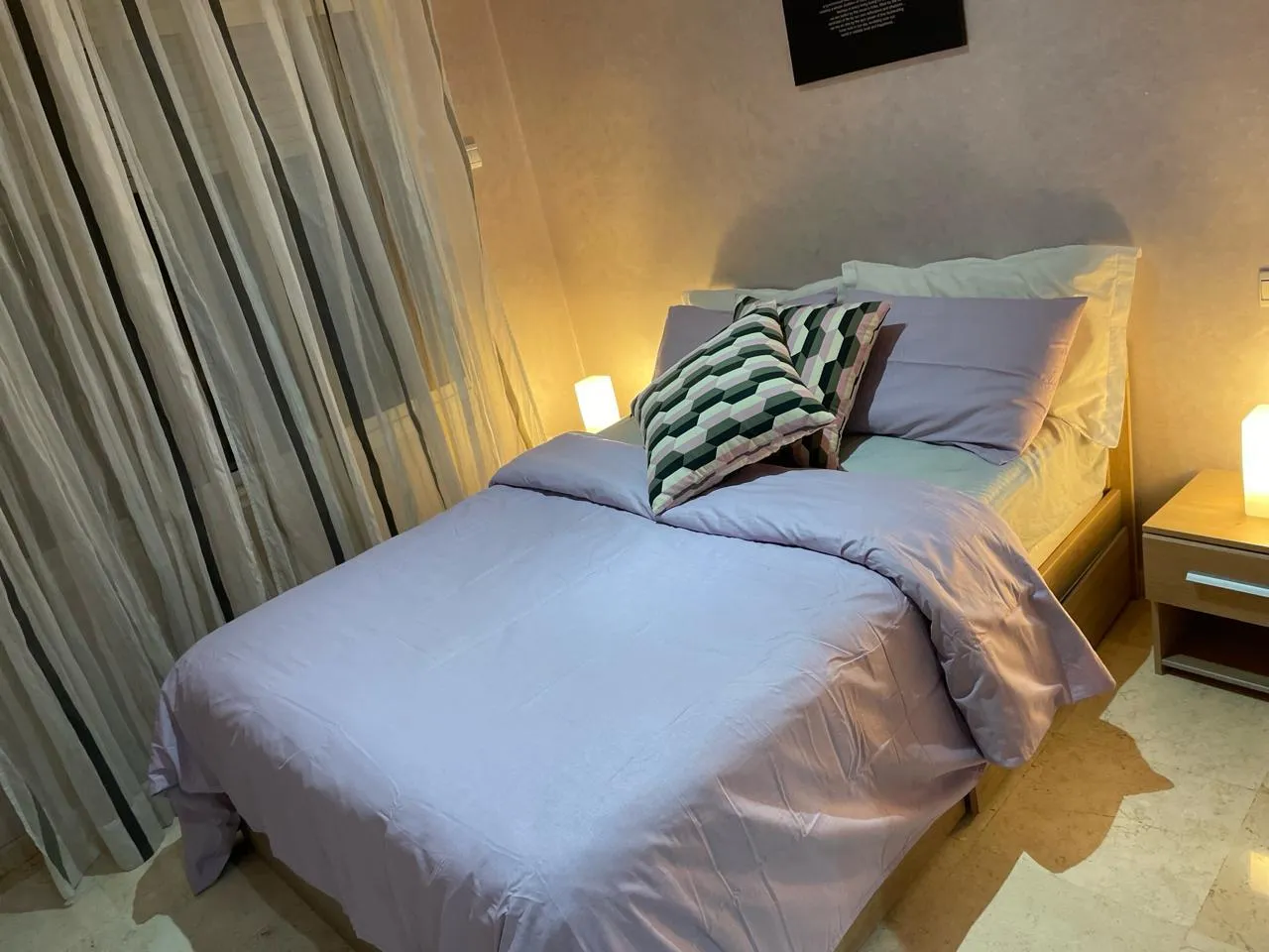 Appartement de luxe à louer à la journée à Casablanca, composé de 2 chambres 