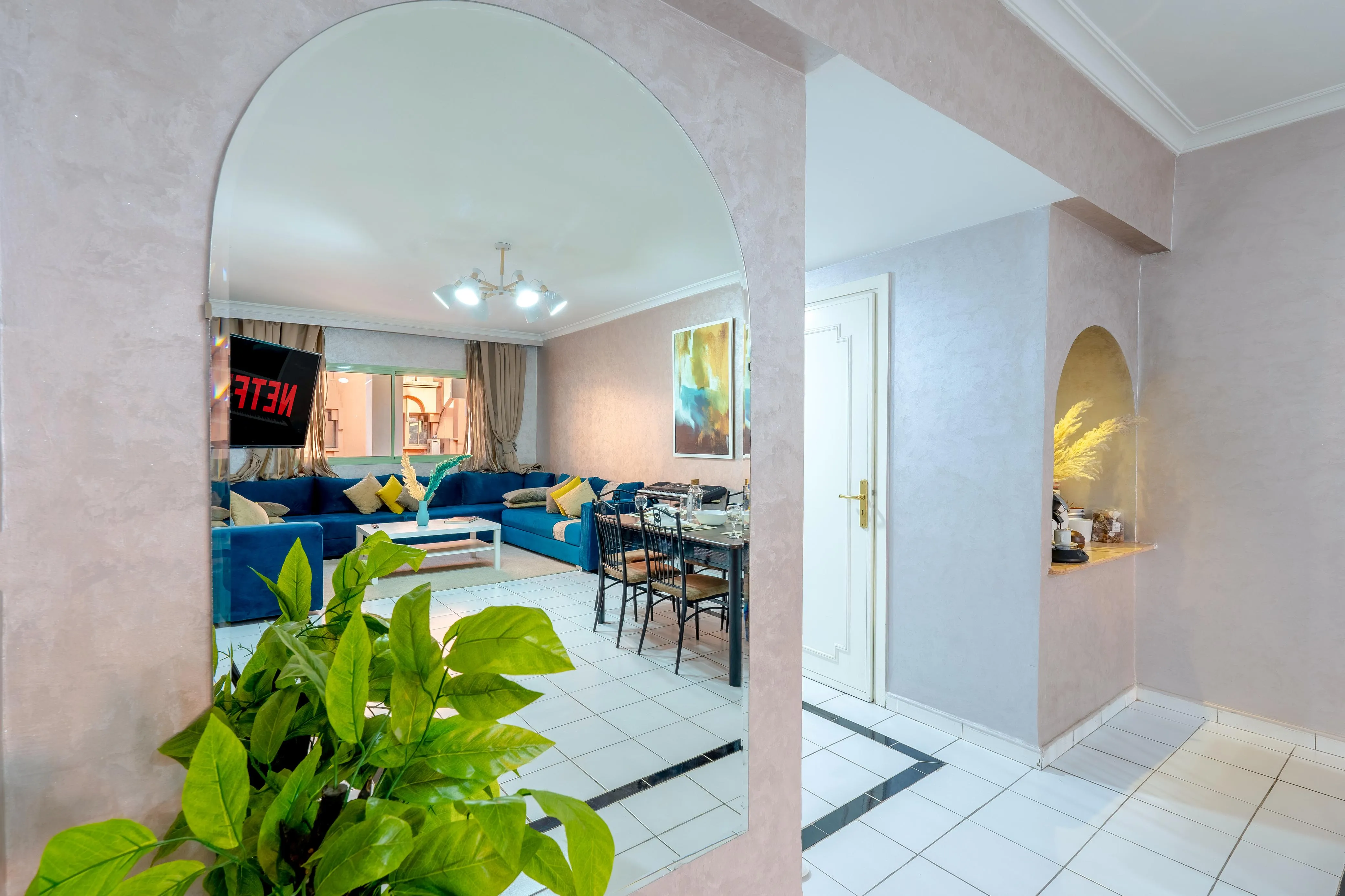 Appartement moderne et élégant à louer au cœur de Guéliz, Marrakech