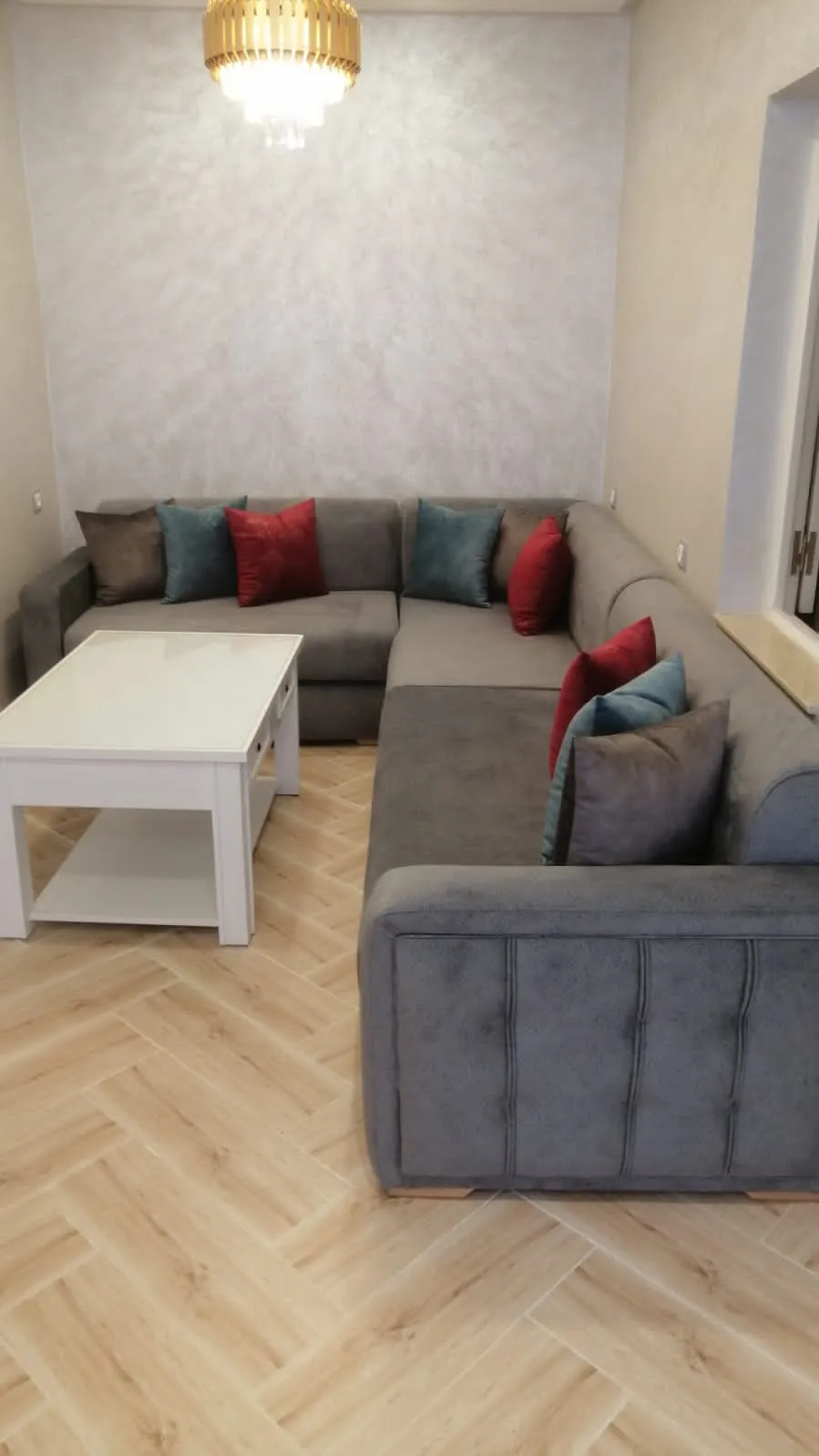Un magnifique appartement à louer à Agdal  Rabat, avec une chambre et un salon