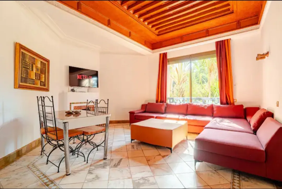 Appartement familial à louer dans une résidence fermée à Marrakech