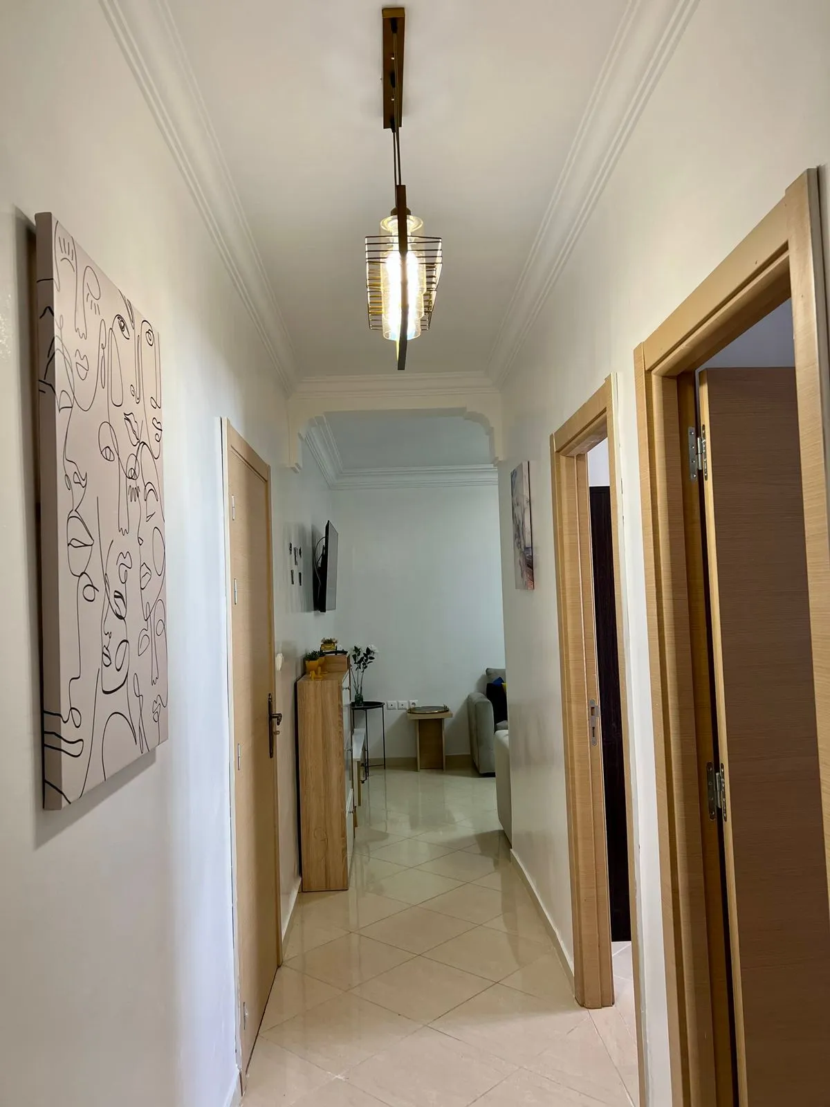 Appartement de luxe à louer à Harhoura, Rabat, situé au troisième étage