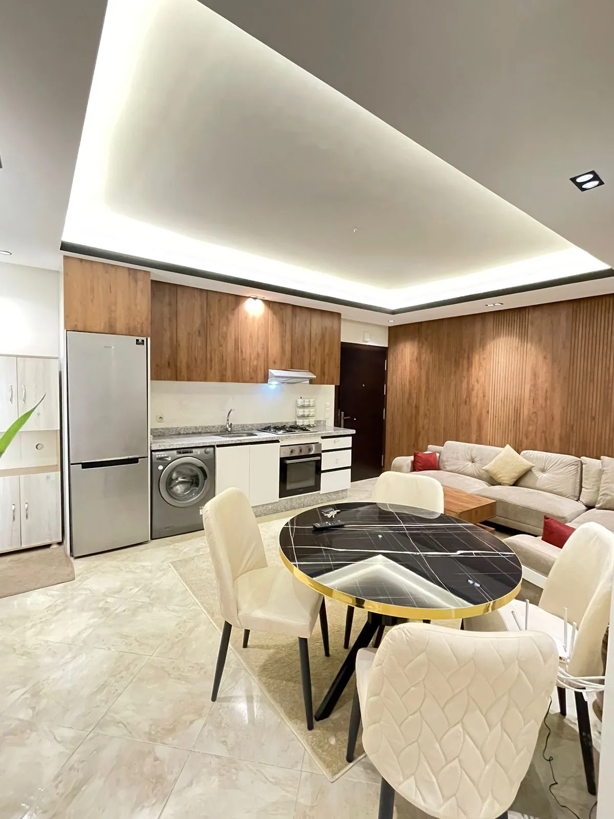 Appartement de luxe à louer près de la corniche de Tanger, dans une résidence sécurisée.  