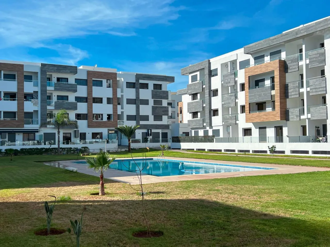 Appartement élégant à louer à Rabat, Harhoura  Il comprend deux chambres