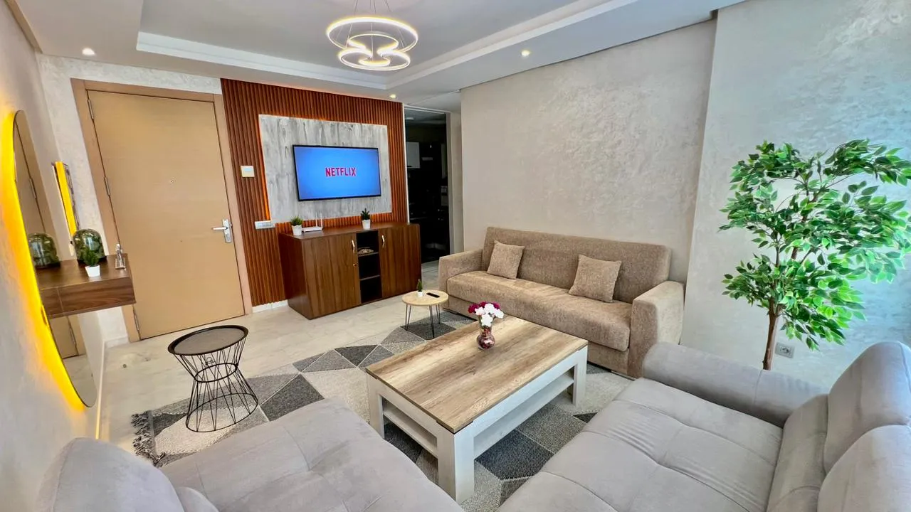Magnifique appartement à louer dans le quartier Al-Riyaf de Prestigia, Rabat