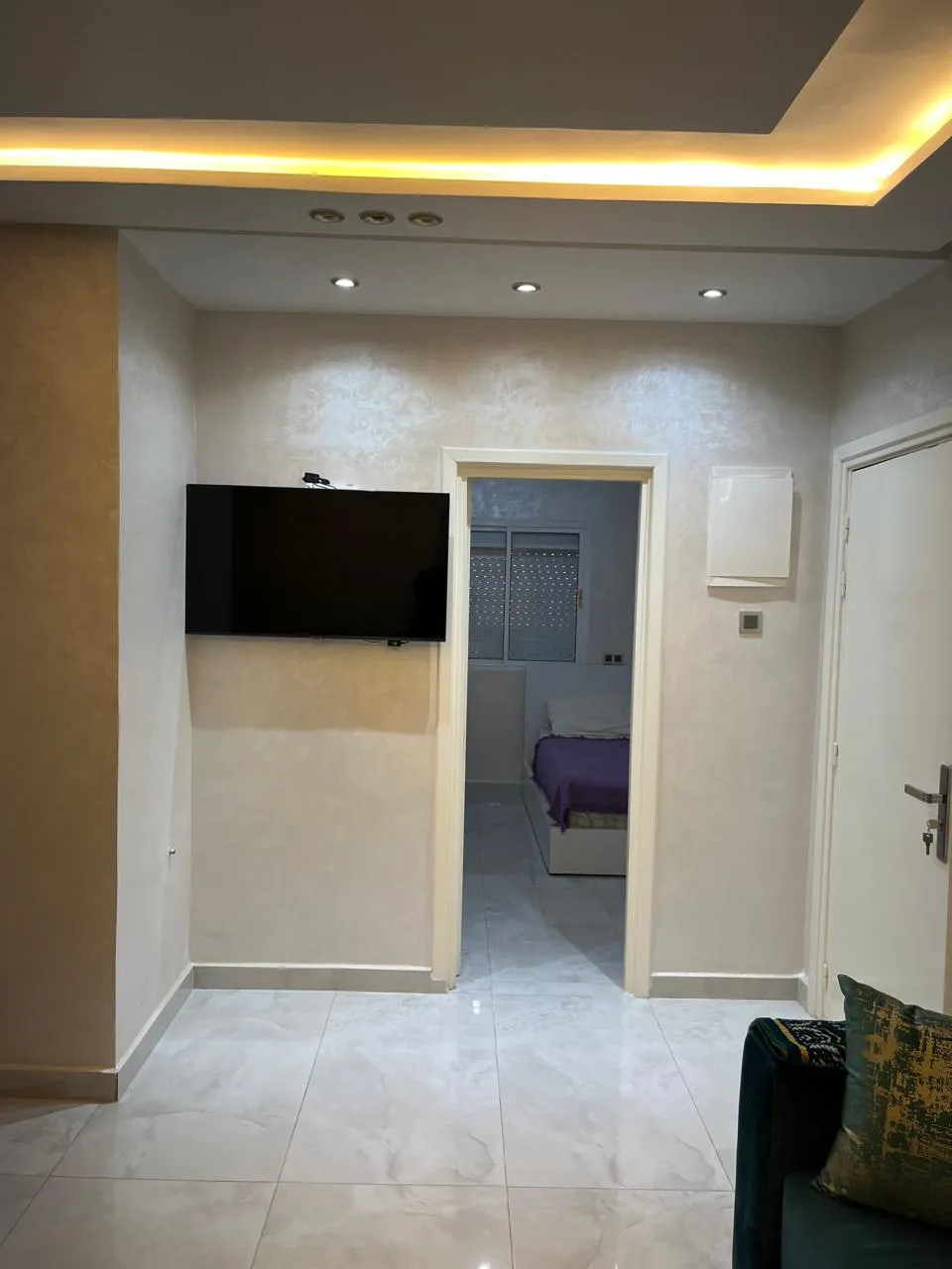 Appartement élégant à louer dans le quartier d'Idrâr à Agadir 2 chambres salon 
