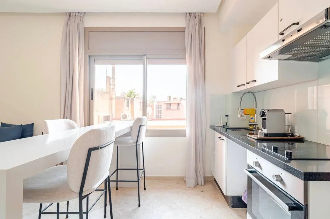 Appartement moderne d'une chambre à louer à la journée à Marrakech