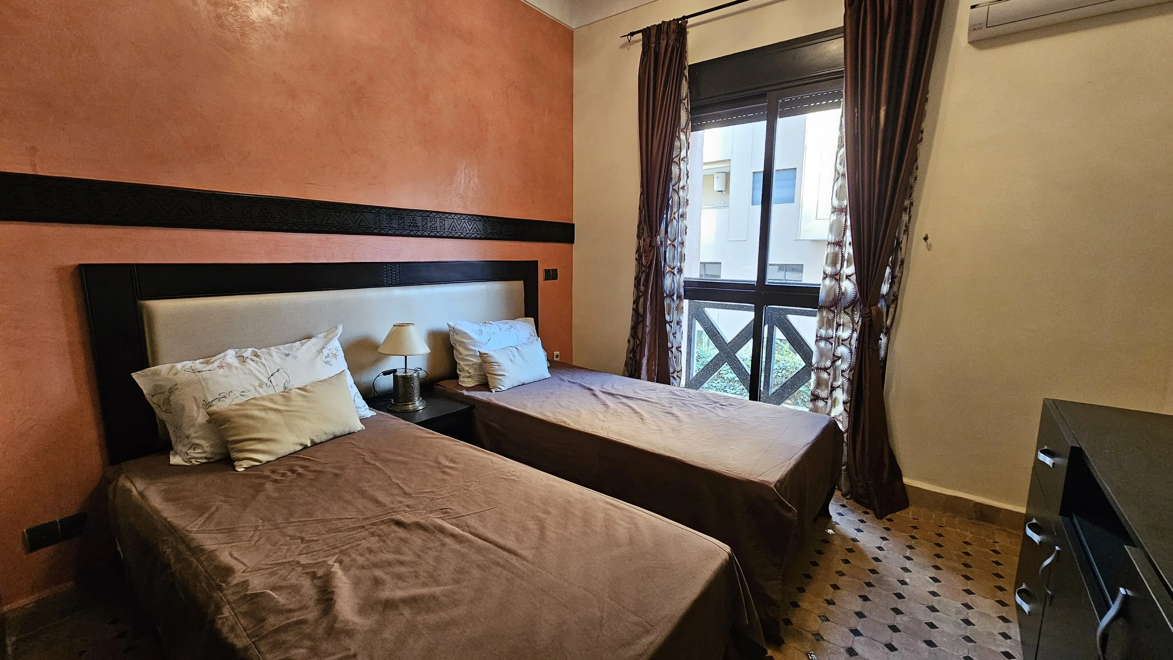 Magnifique appartement à louer mensuellement à Marrakech, situé au premier étage