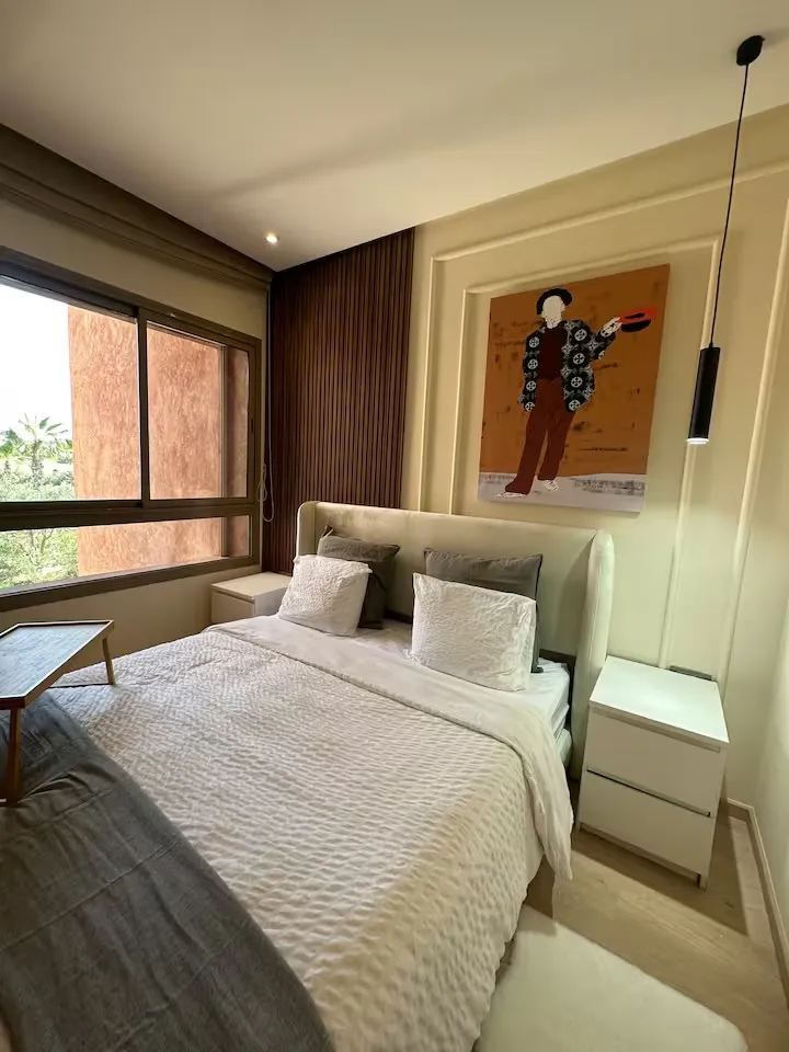 Un bel appartement à louer à Marrakech, doté d’un design moderne et élégant