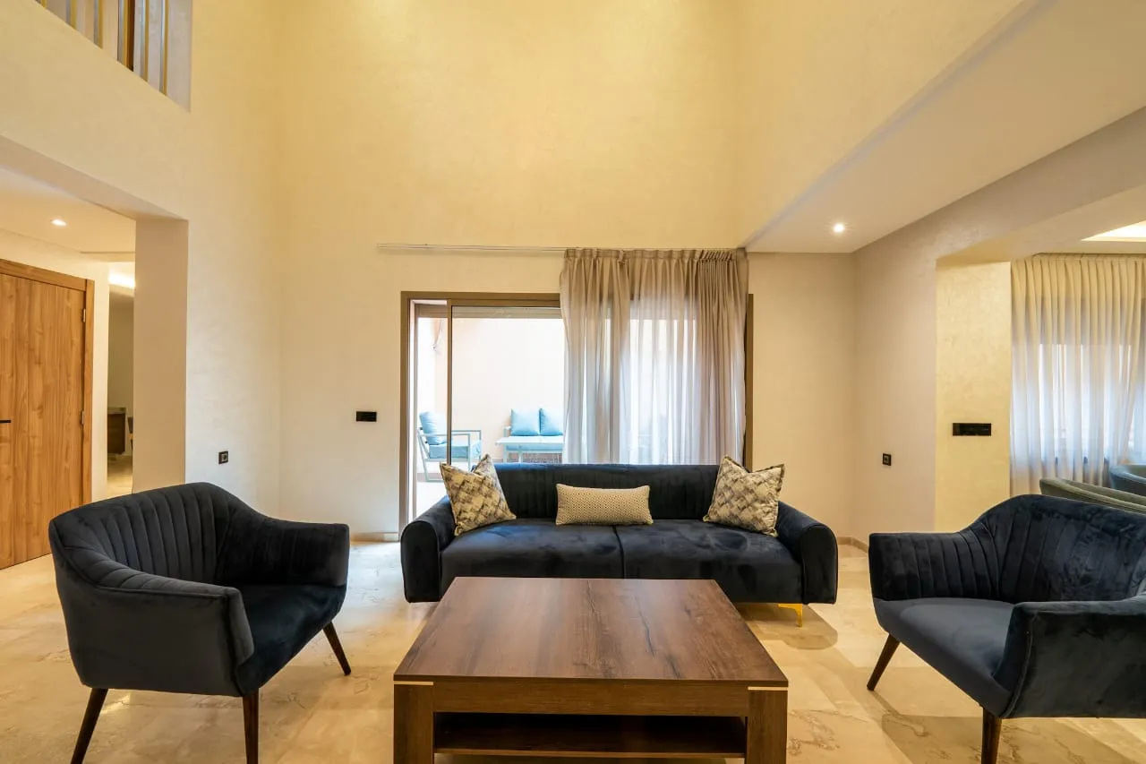 Appartement de luxe au design moderne à louer à Marrakech, Gueliz
