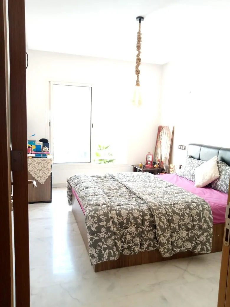Appartement meublé à Harhoura  Rabat, avec trois chambres
