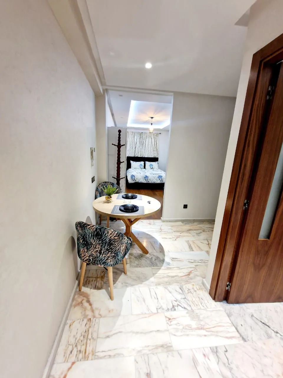 Petit appartement meublé à louer à Rabat, avec une chambre