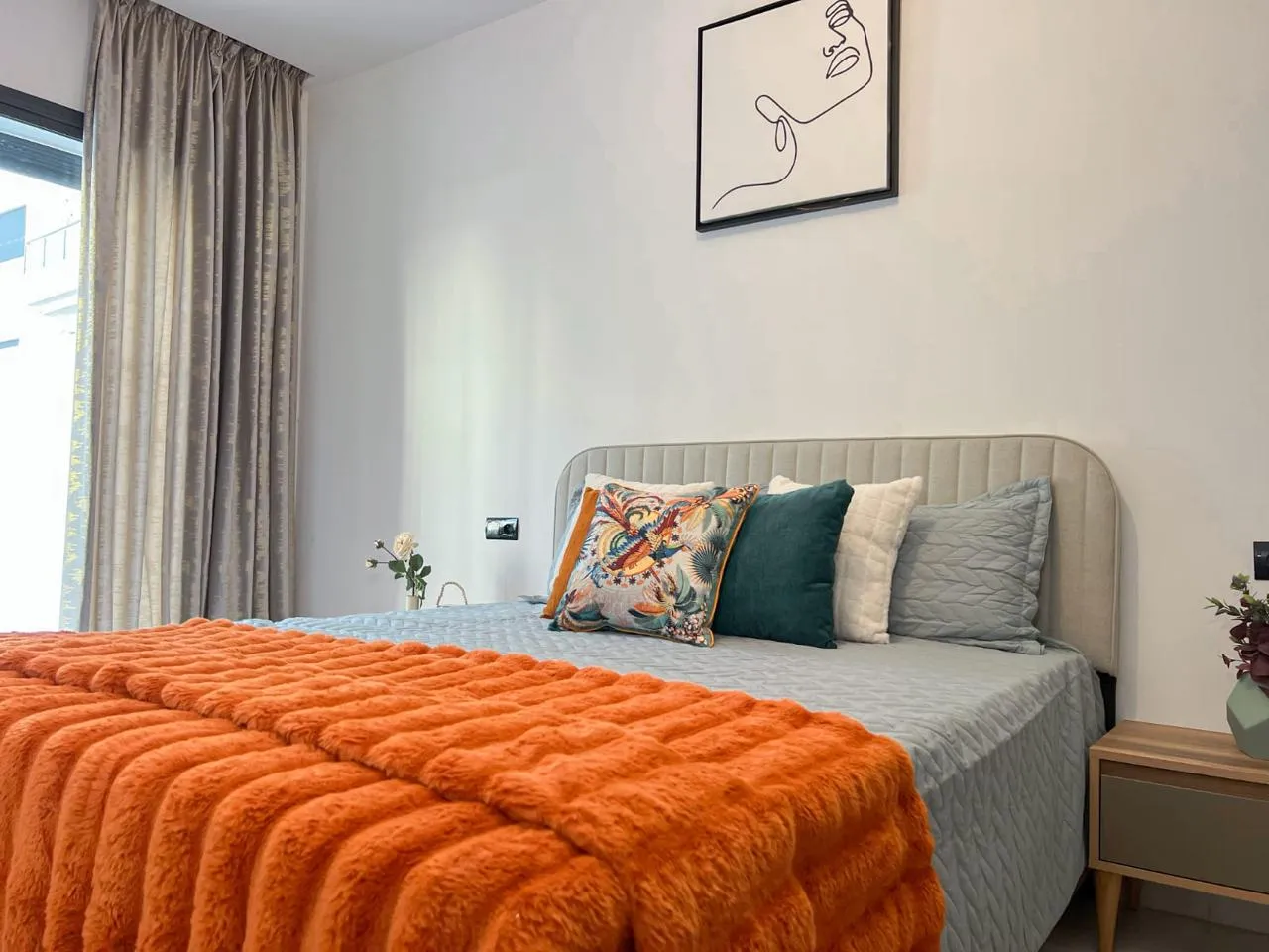 Appartement élégant à louer à Rabat, Harhoura  Il comprend deux chambres