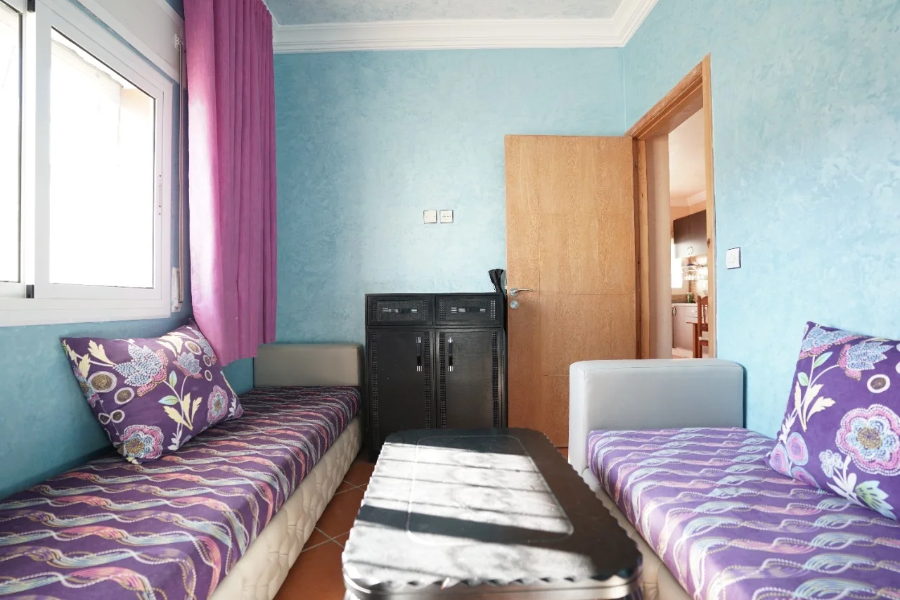 bel appartement à vendre à oued laou  2  chambre balcon salon ، Rez-de-chaussée 56 M²