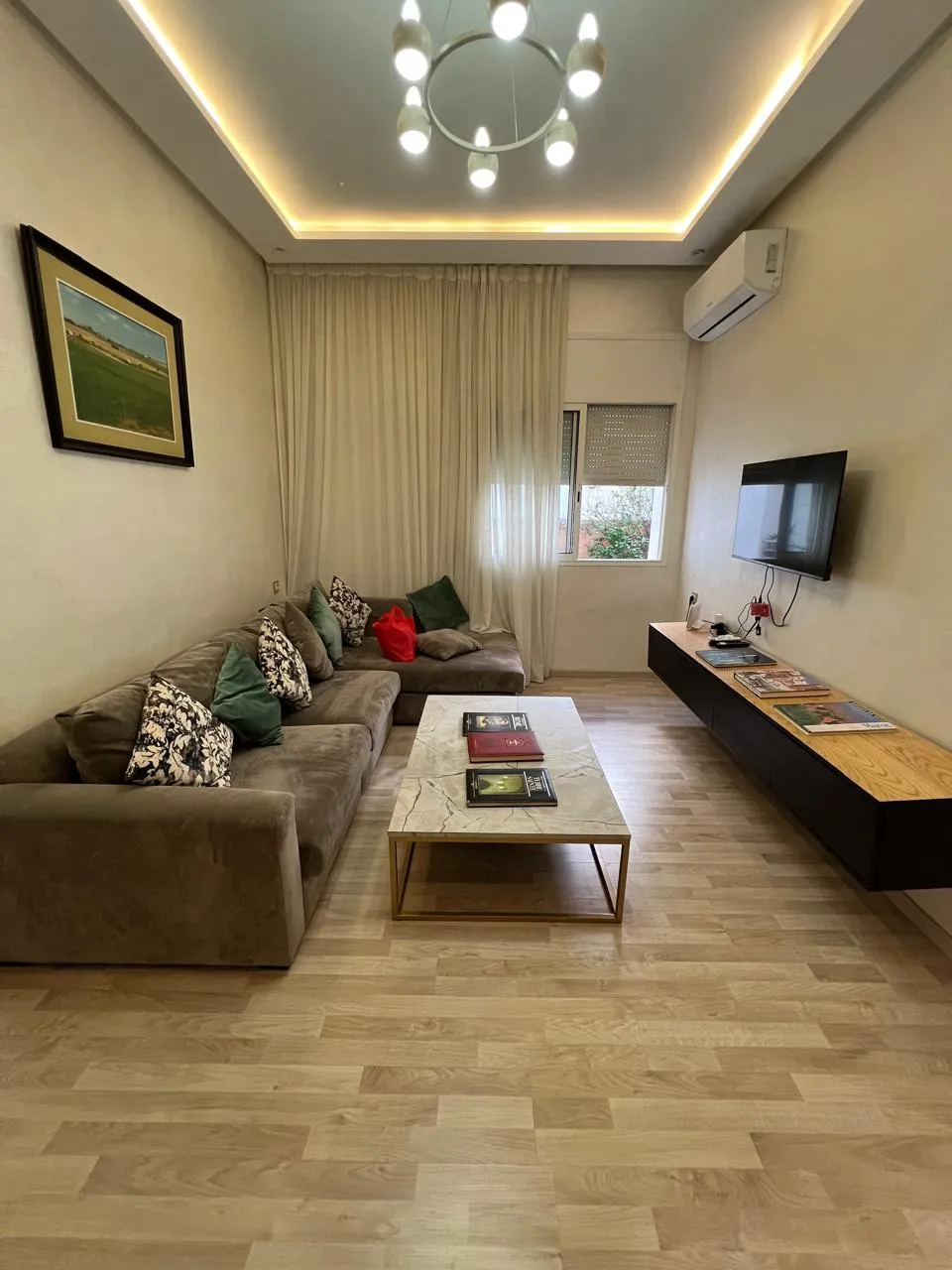 Appartement meublé à louer à Rabat, quartier Agdal, au rez-de-chaussée