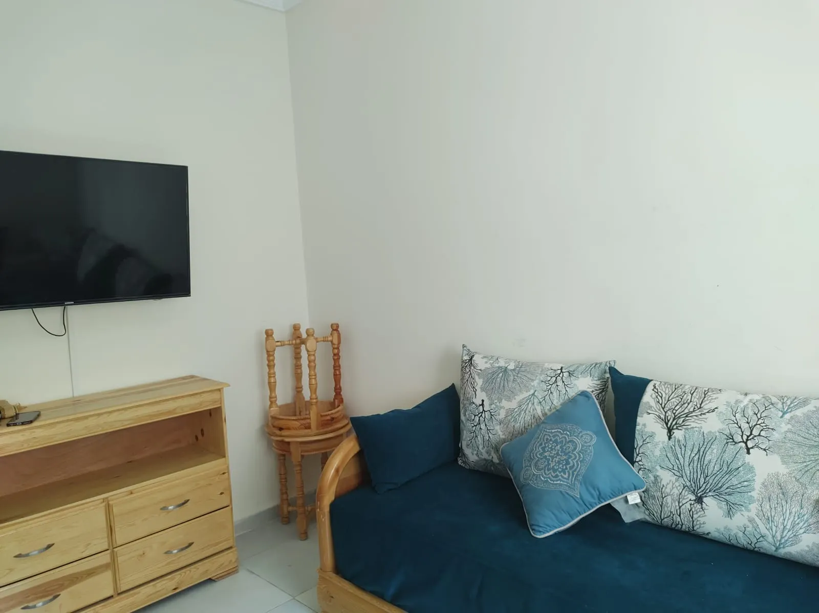 Appartement équipé à louer à Marrakech, comprenant une chambre et deux salons