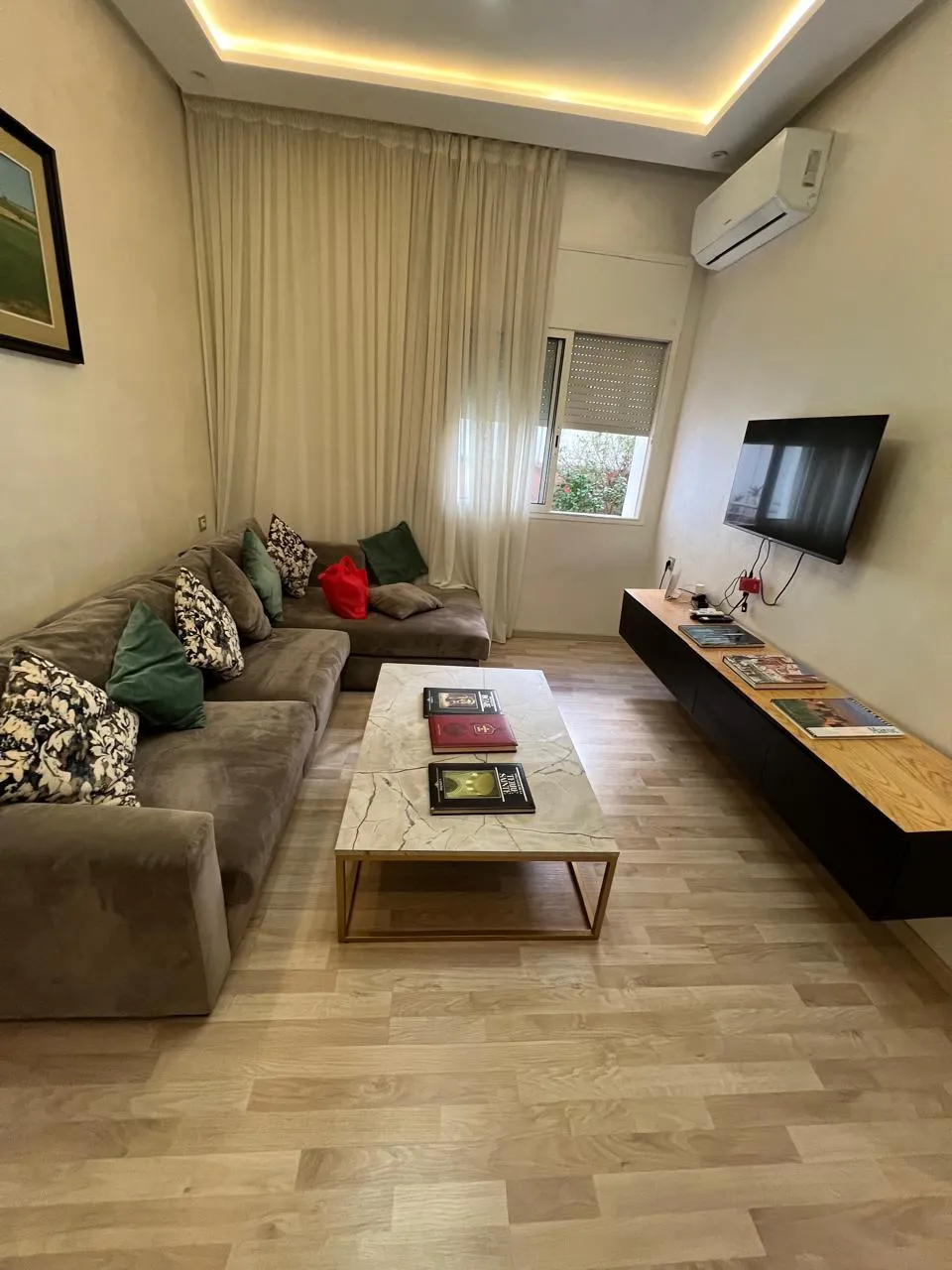Appartement meublé à louer à Rabat, quartier Agdal, au rez-de-chaussée
