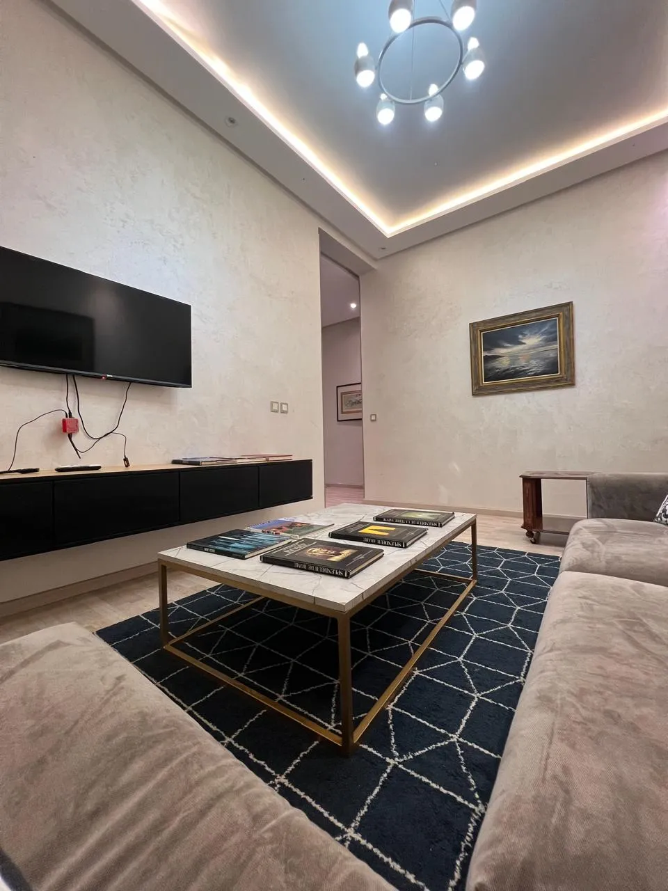 Appartement meublé à louer à Rabat, quartier Agdal, au rez-de-chaussée