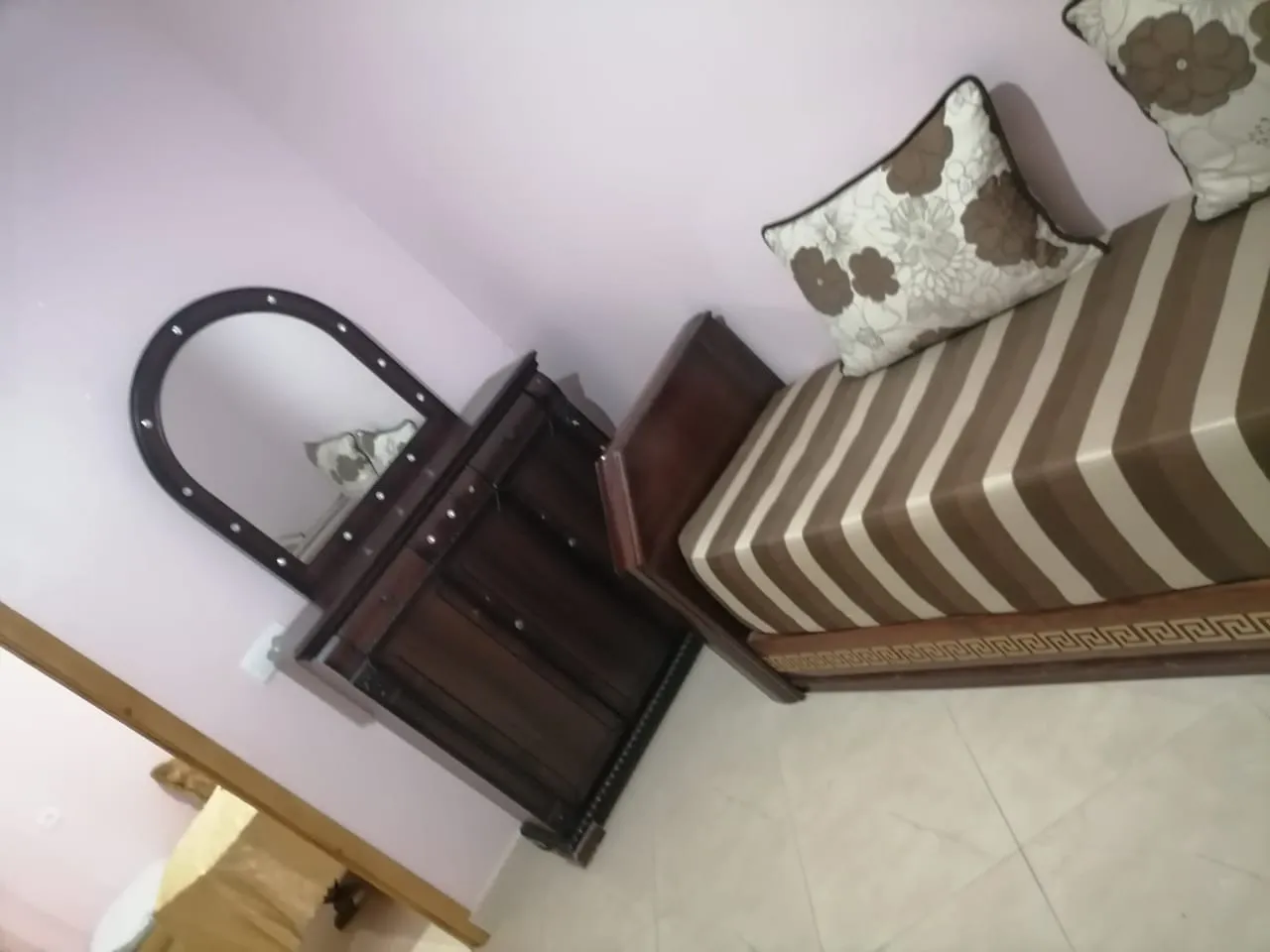 Appartement à Louer à Fnideq  Rez-de-chaussée, Proche de la Mer, 1 Chambre 