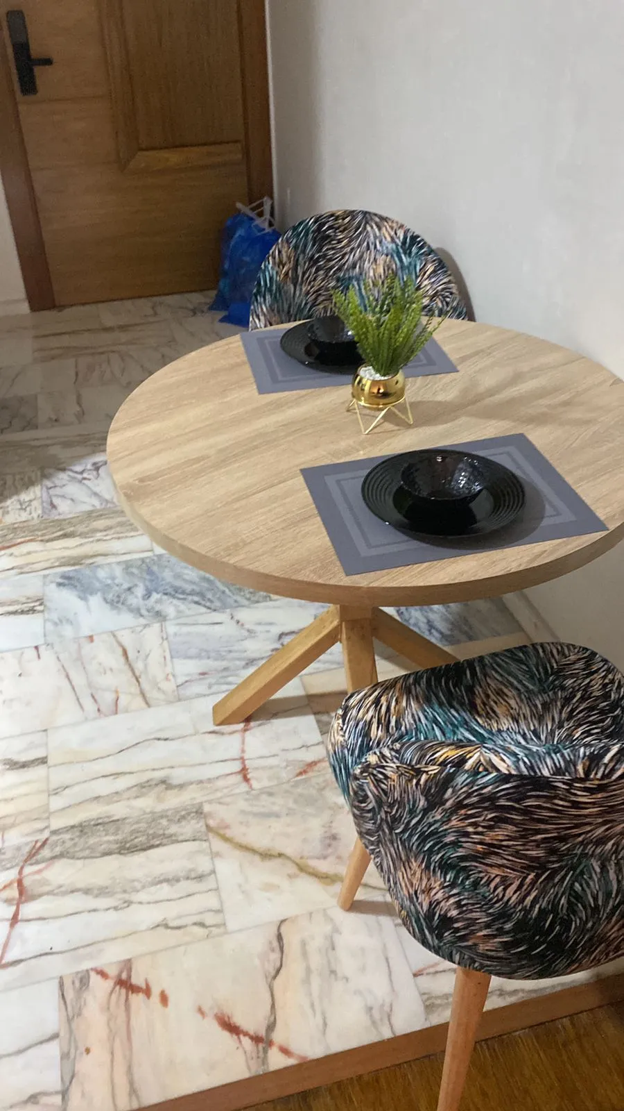 Petit appartement meublé à louer à Rabat, avec une chambre