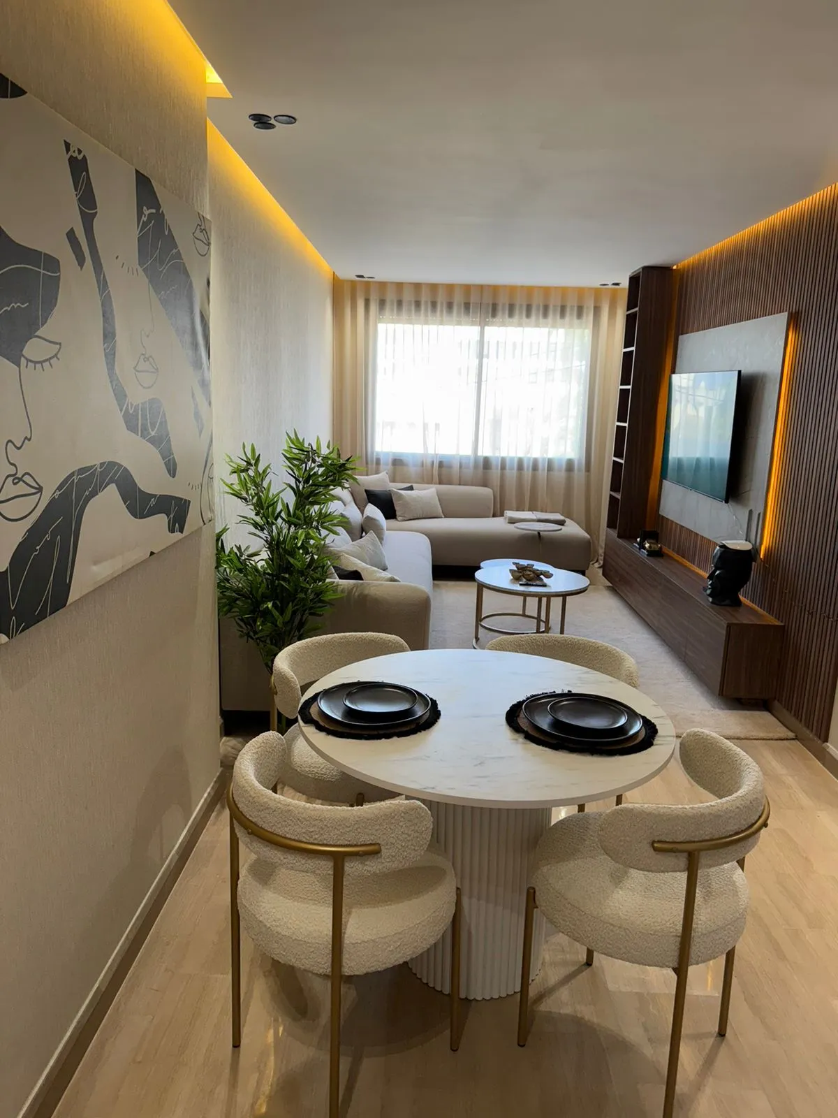 Beau appartement à louer à Agdal, Rabat, au troisième étage