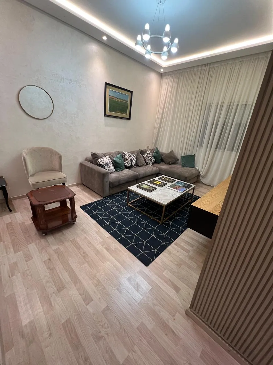 Appartement meublé à louer à Rabat, quartier Agdal, au rez-de-chaussée