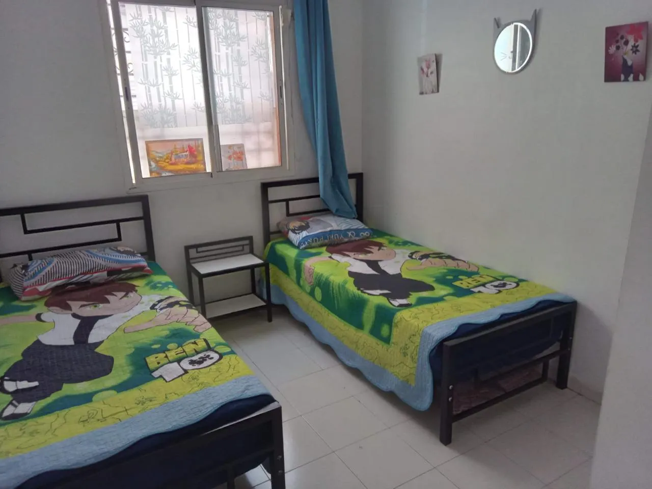 Appartement à louer à Casablanca, 2 chambres, salon, rez-de-chaussée, 53 m².