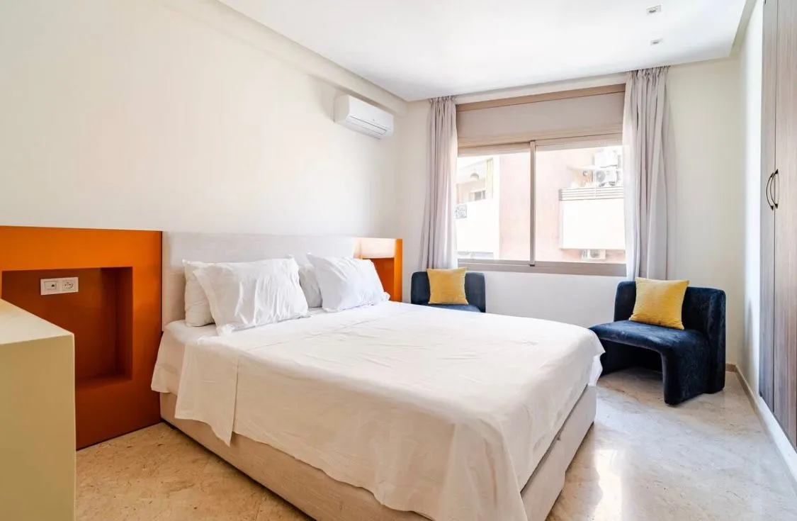 Appartement moderne d'une chambre à louer à la journée à Marrakech