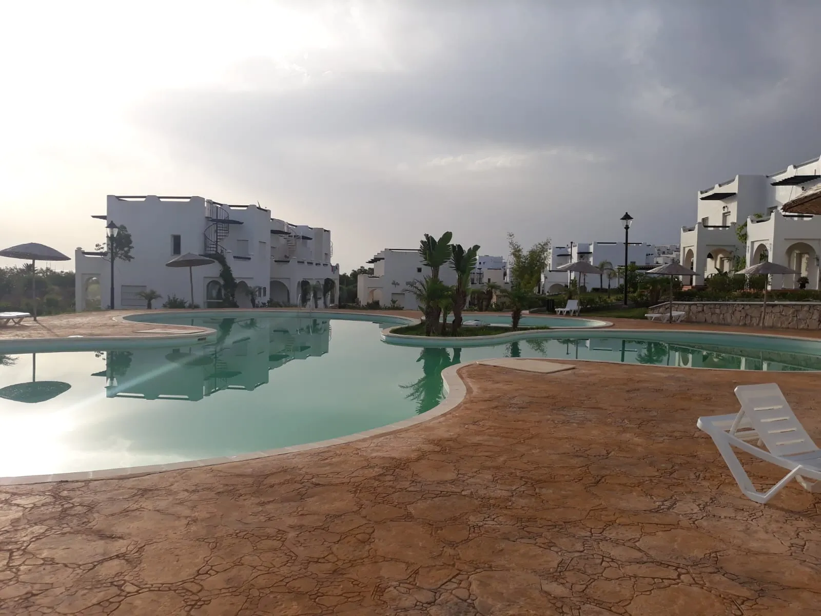 villa vue sur mer Résidence sécurisée avec piscines 3 chambres Al cudia Smir