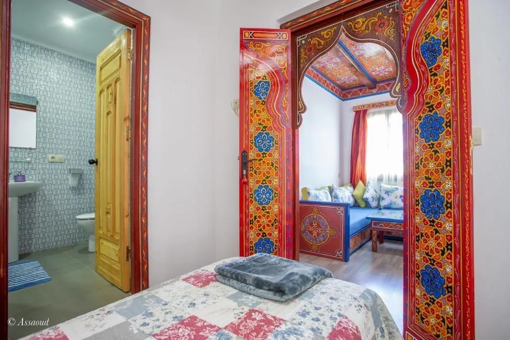 Bel Appartement à louer à Chefchaouen, 2 chambres, salon et terrasse.