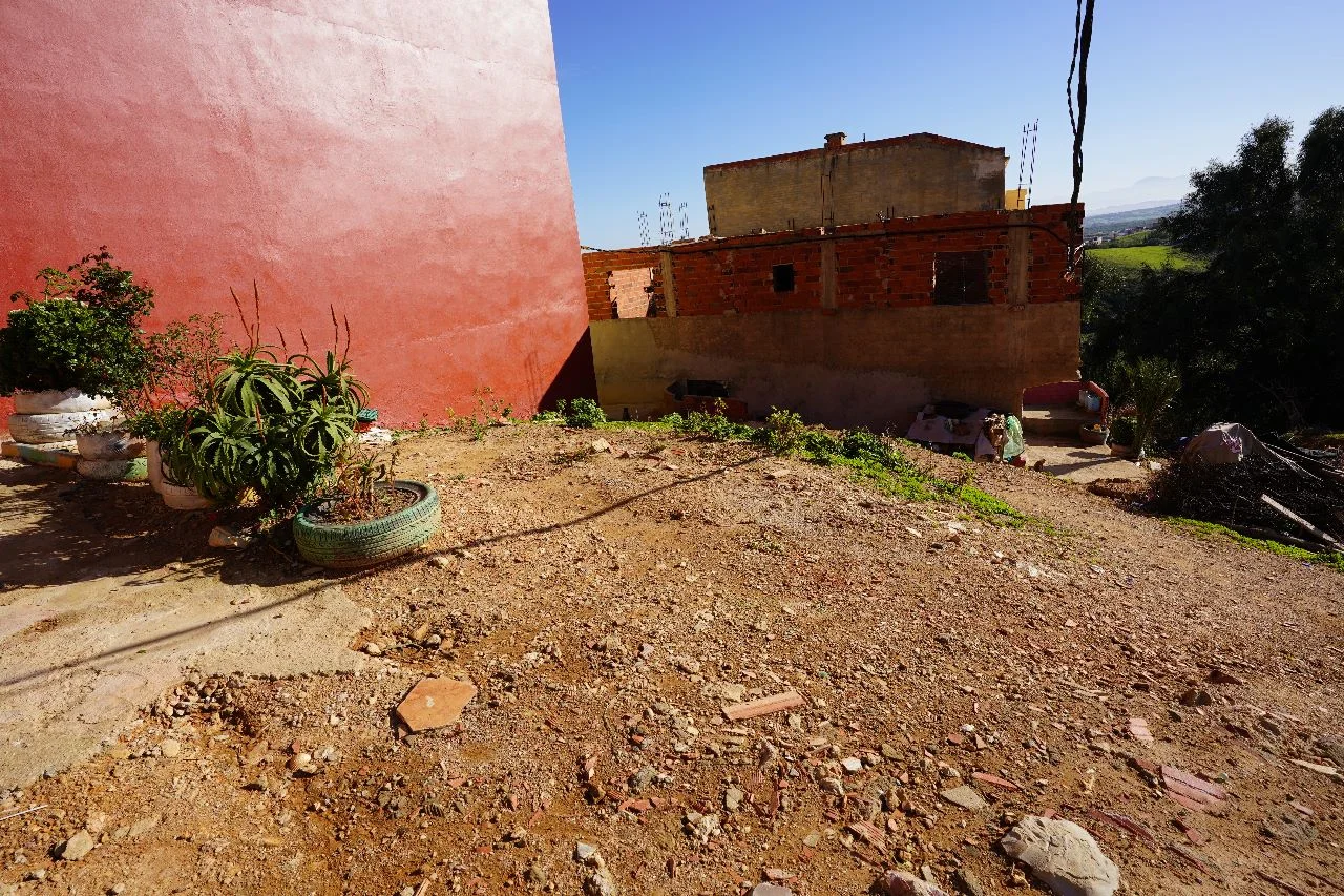  Terrain à vendre à laazfa , fnideq ،  100 mètres  avec deux façades