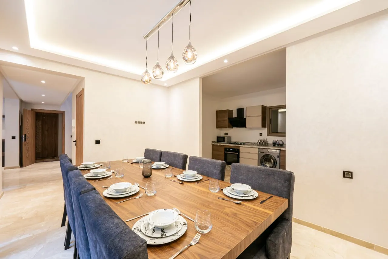 Appartement de luxe au design moderne à louer à Marrakech, Gueliz