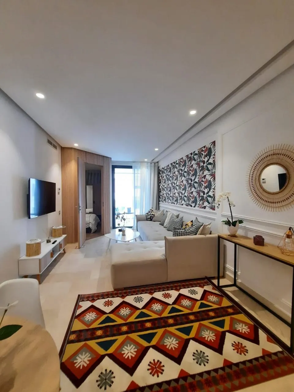 Studio de luxe à louer à Casablanca, dans le quartier chic de Maarif.
