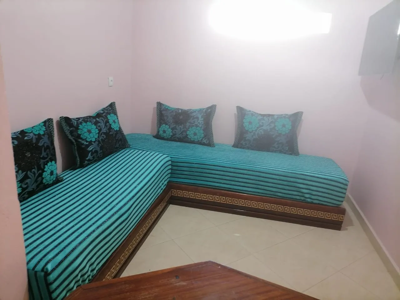 Appartement à Louer à Fnideq  Rez-de-chaussée, Proche de la Mer, 1 Chambre 