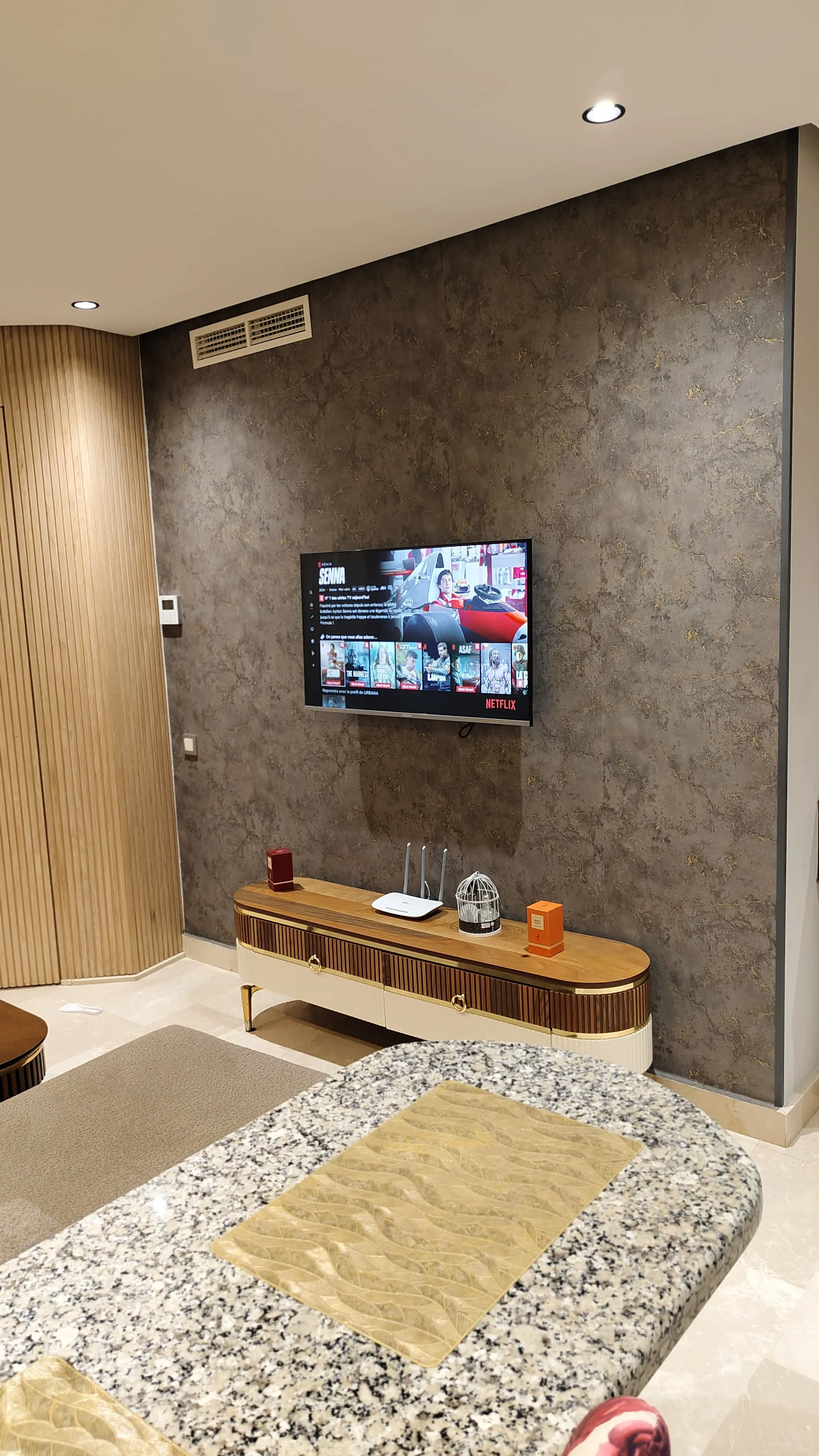 Suite de luxe à louer à Casablanca, dans le quartier chic de Maarif.