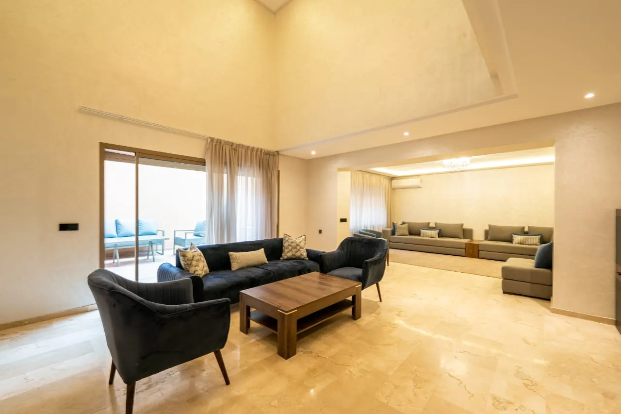 Appartement de luxe au design moderne à louer à Marrakech, Gueliz