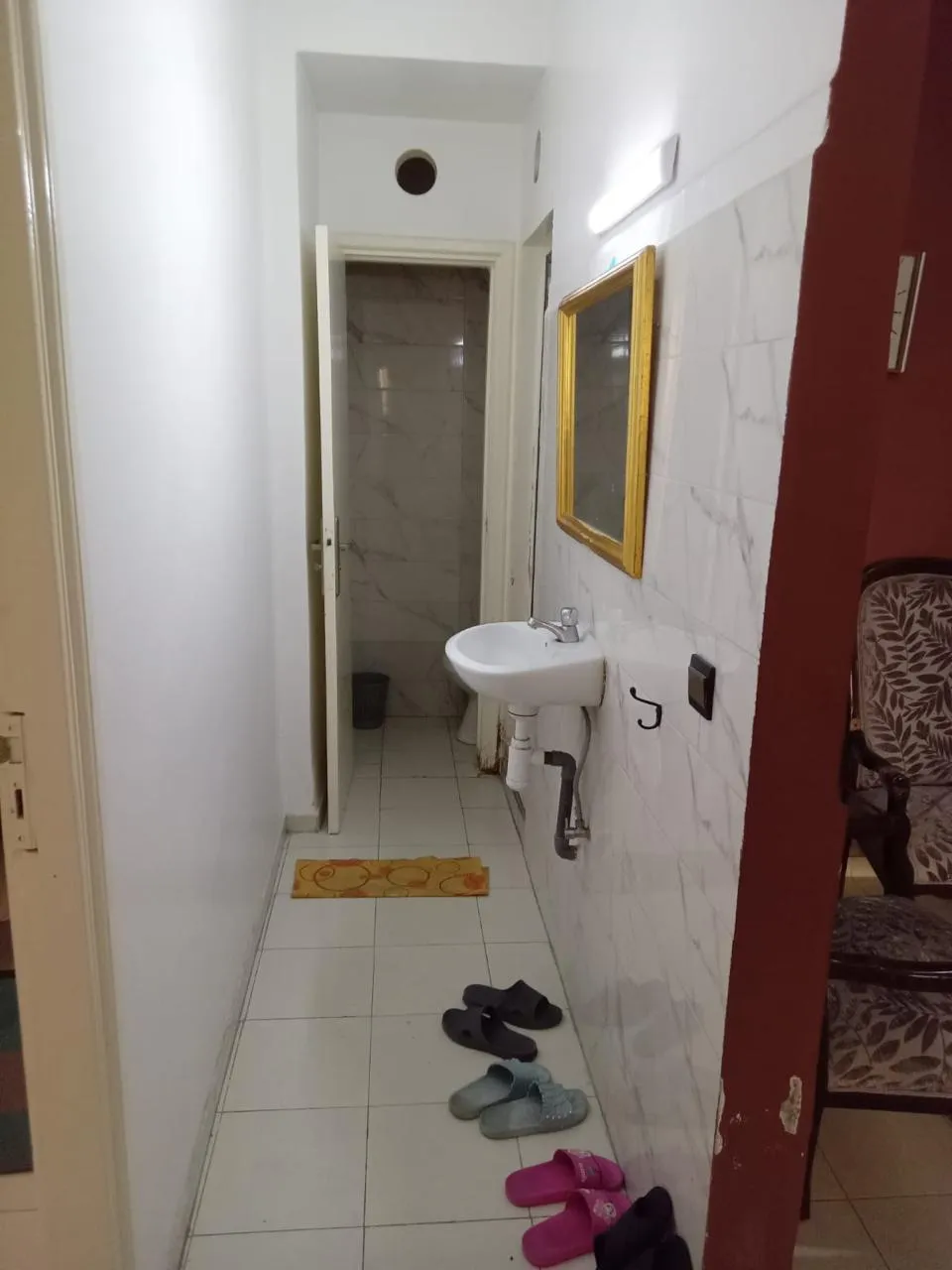 Appartement à louer à Casablanca, 2 chambres, salon, rez-de-chaussée, 53 m².