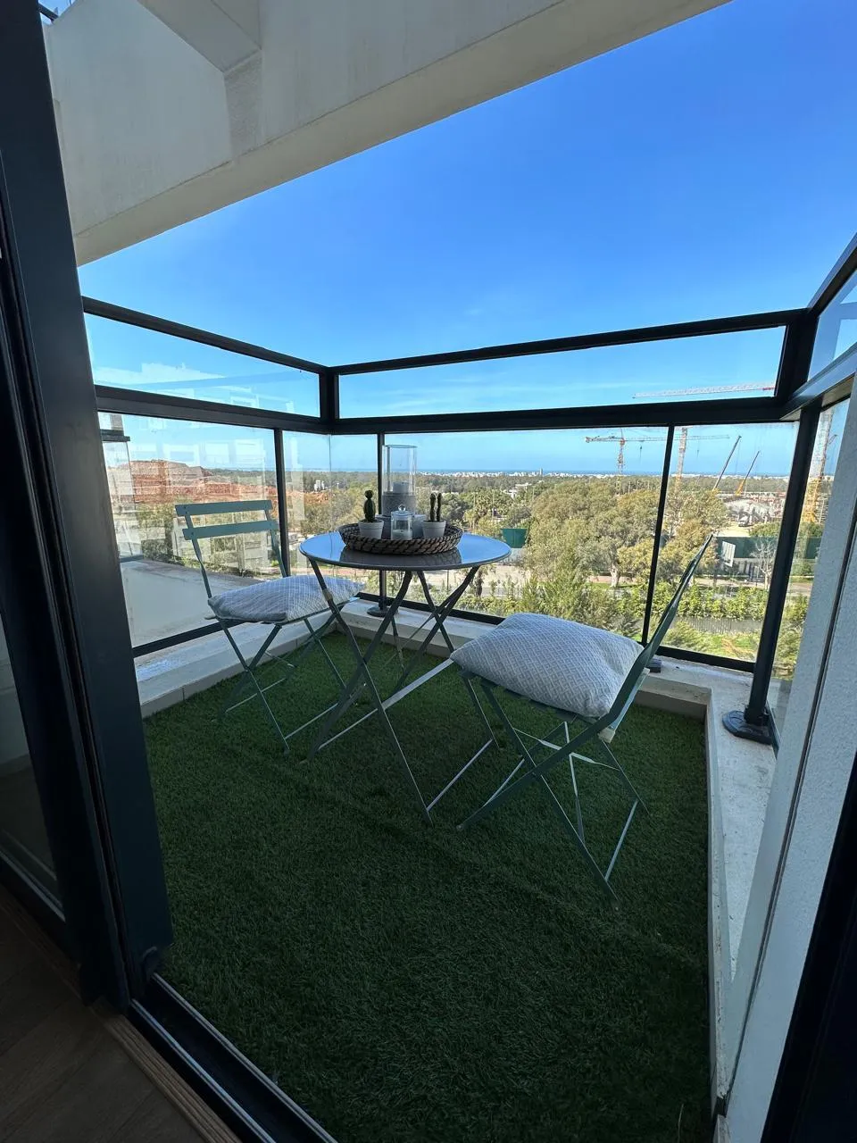 Appartement de luxe à louer à Rabat Quartier Al Nakhil avec deux chambres