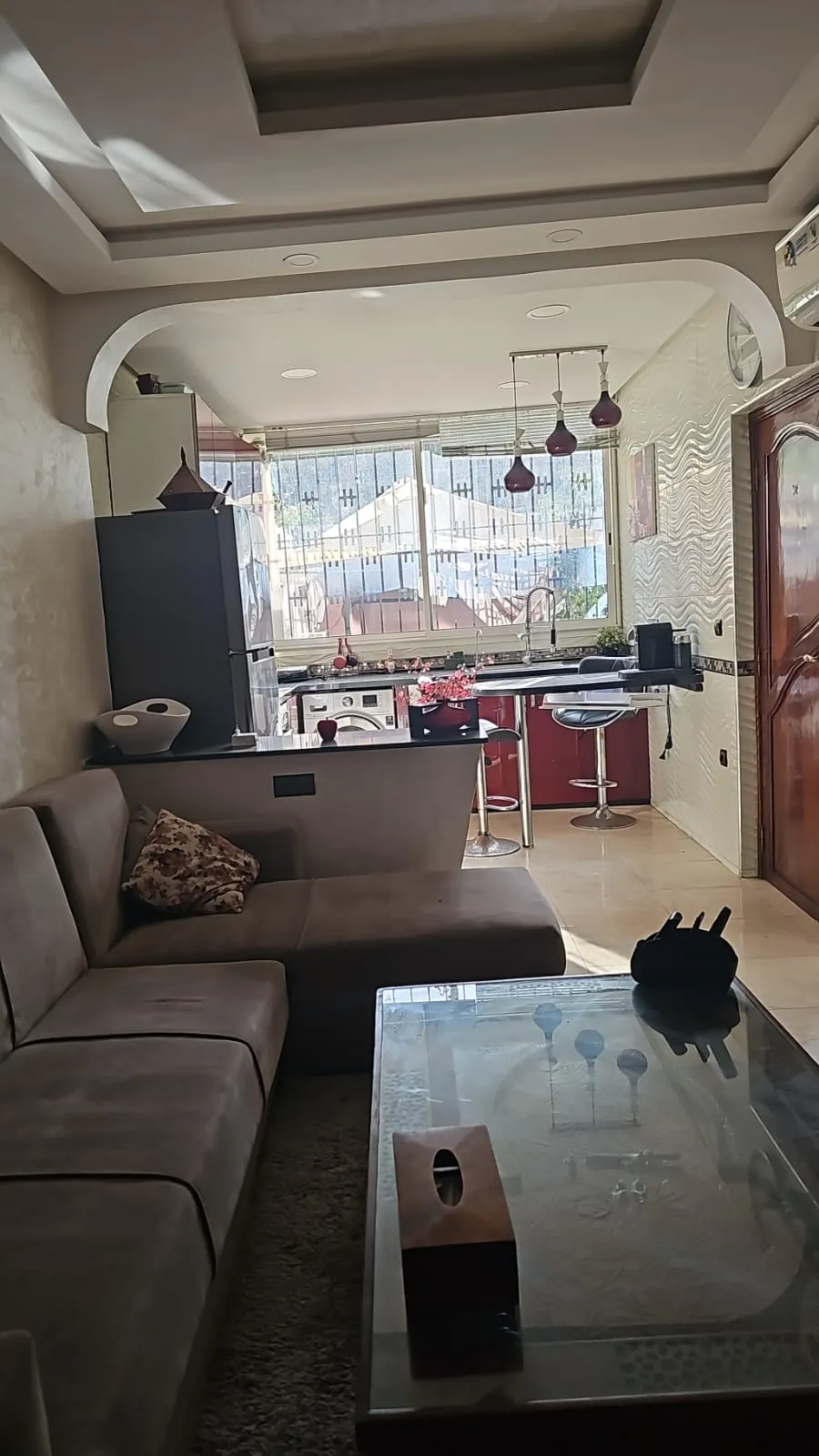 Appartement charmant à louer à Rabat, au rez-de-chaussée, comprenant une chambre