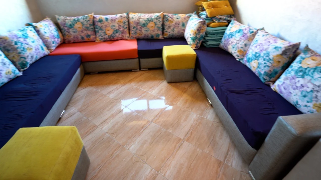Appartement louer à Tétouan 2 chambres, salon, cuisine et salle de bain à 3 étage 