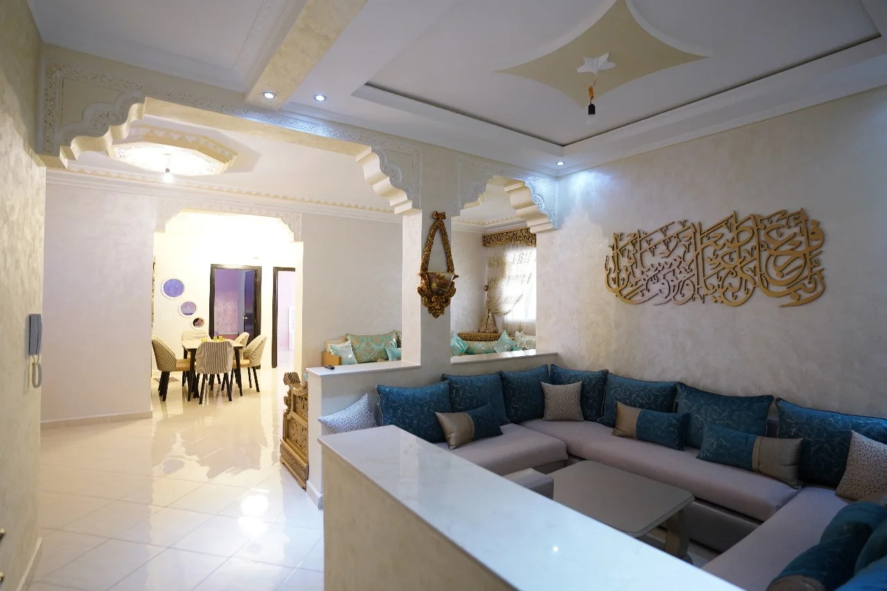 Appartement à vendre à boujarah tetouan 2 chambre 2 salon 93 mètres 3ème étage